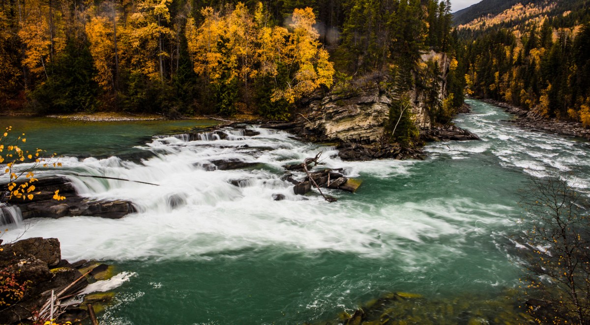 interior of Bc falls in fall