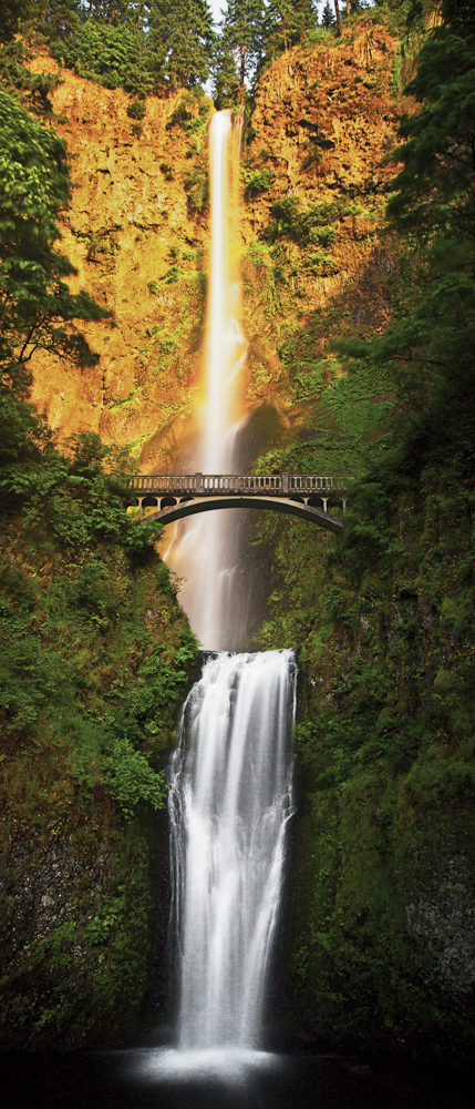 Multnomah Falls in summer