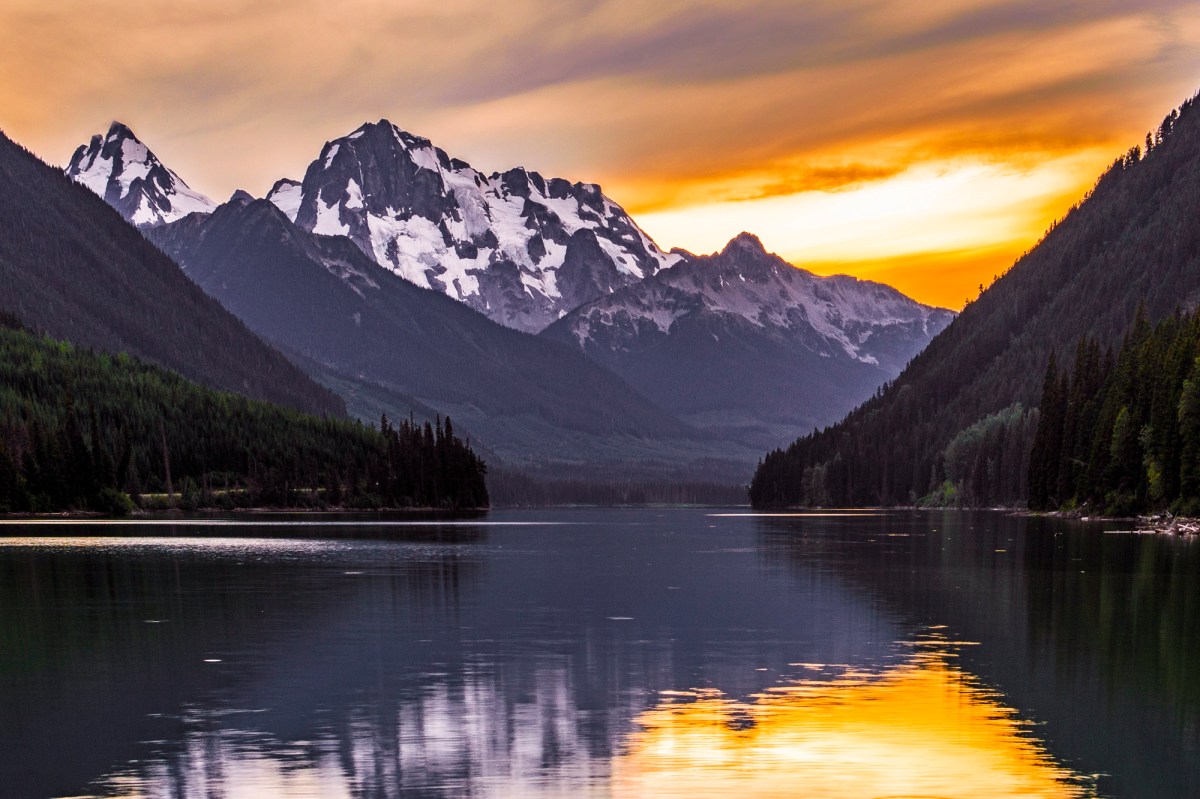 past Whistler sunset