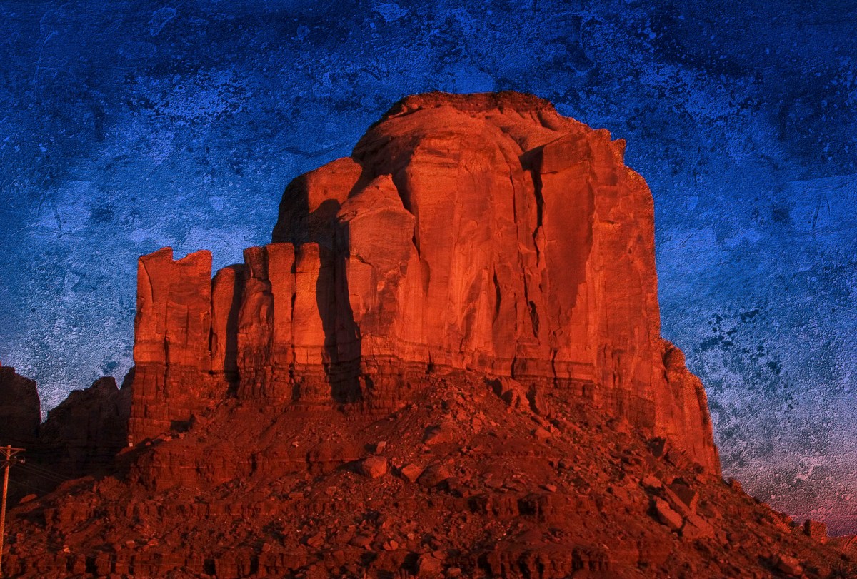 monument valley2 mixed media