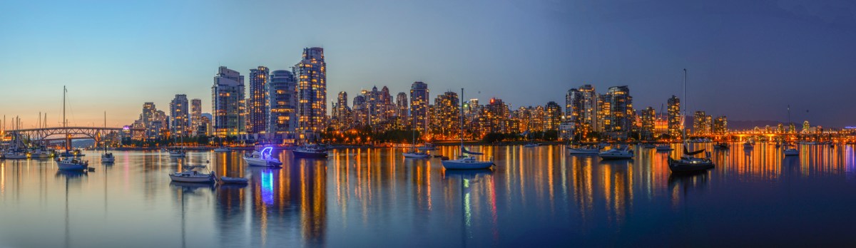 Vancouver at night